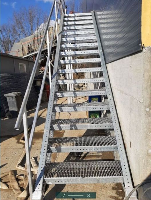 scarii metalice zincate exterioare și pentru incendii , platforme, pod