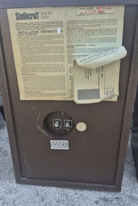 Boxe Bose Studiocraft SC330