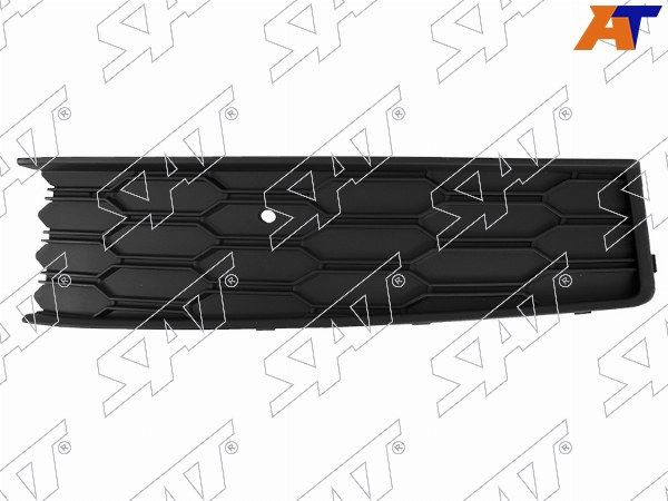 Решетка в бампер  Skoda Rapid