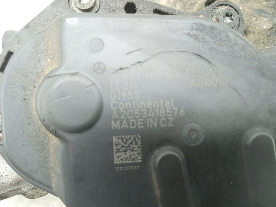 Racitor gaze EGR a6511400360 Mercedes Benz E-Class W212/S212/C207/A207 (2009 - 2013) OM651