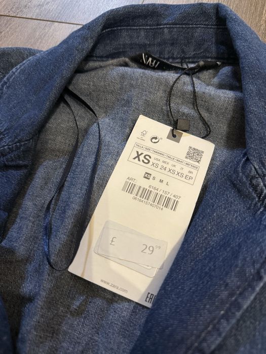 Дънкова рокля на Zara