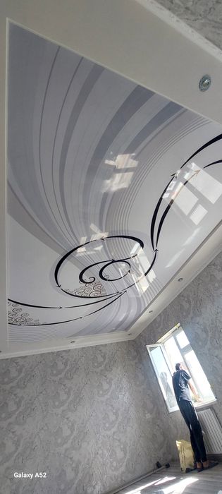 Натяжной потолок урнатамиз, сифатли ва тез арзон нархларда