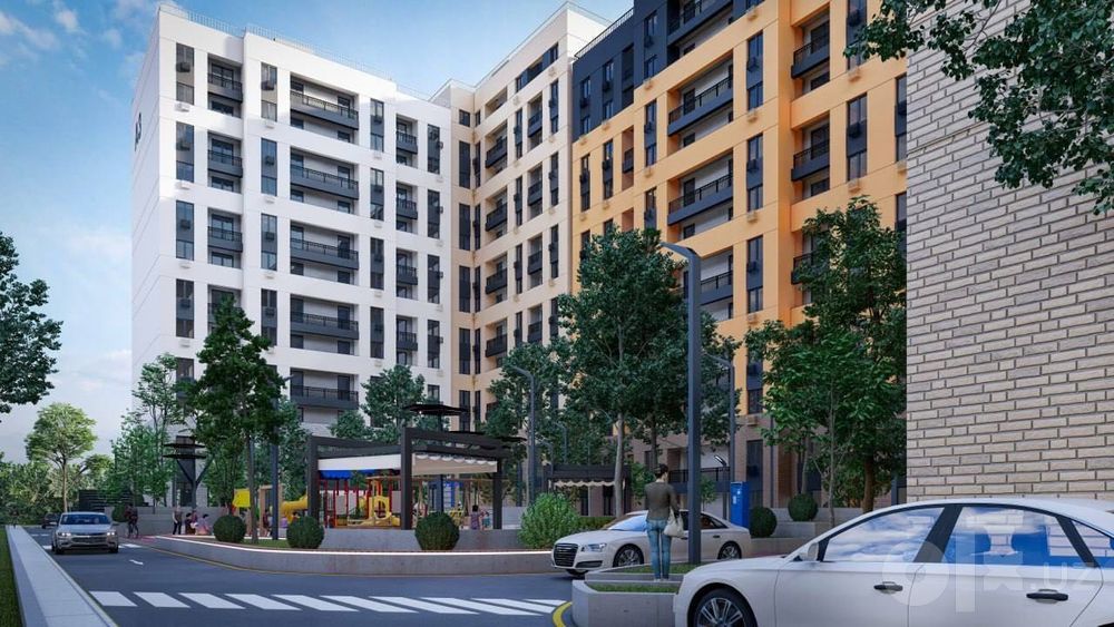 2-комнатная коробка 46,4 м², ЖК Dreamland Parkent, Паркентский
