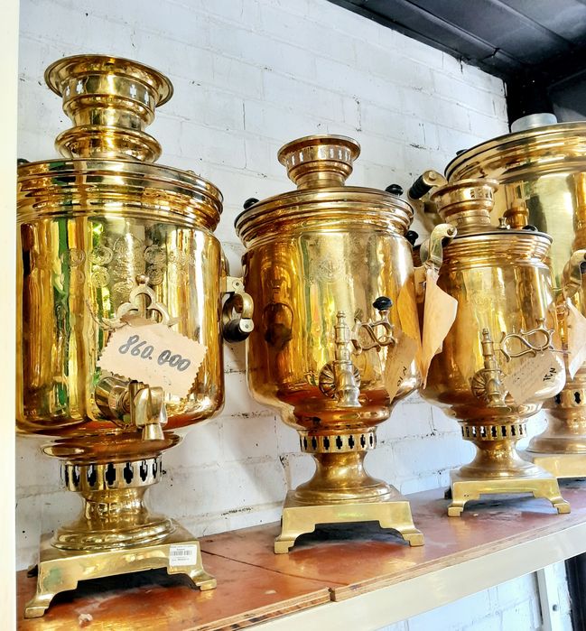 Антикварные самовары.