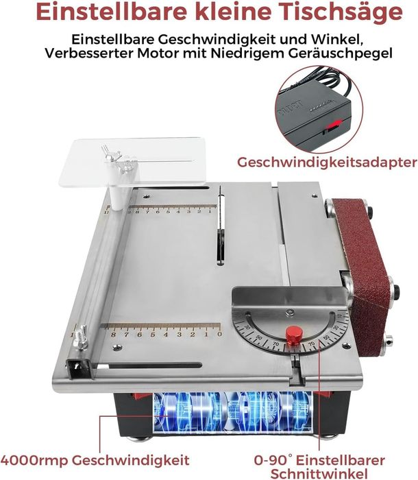 Fierastrau circular  electric, 300W, lama de 110mm, 7 viteze ajustabil