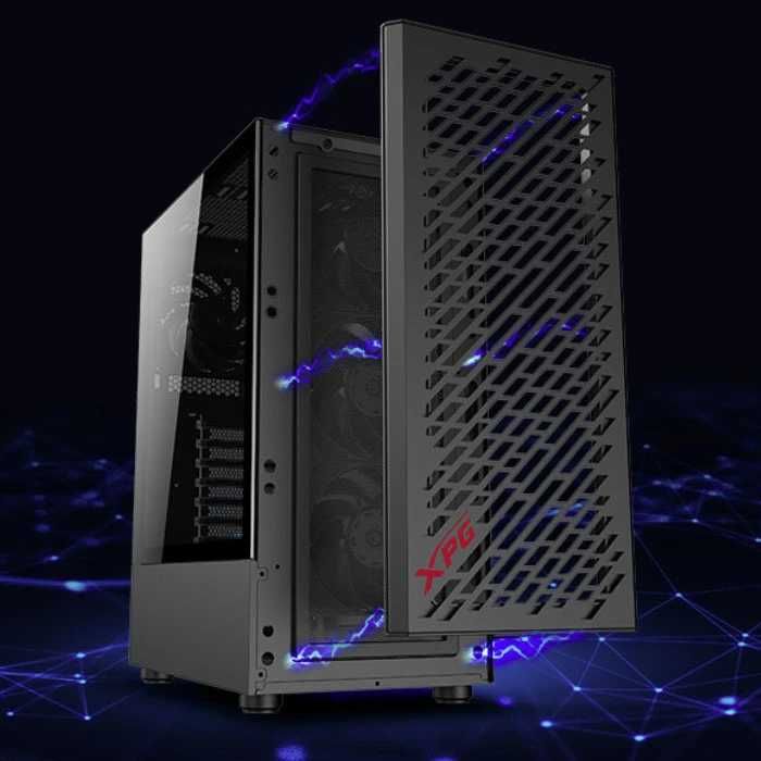 Carcasa PC ATX XPG Valor Air ARGB Neagra, noua