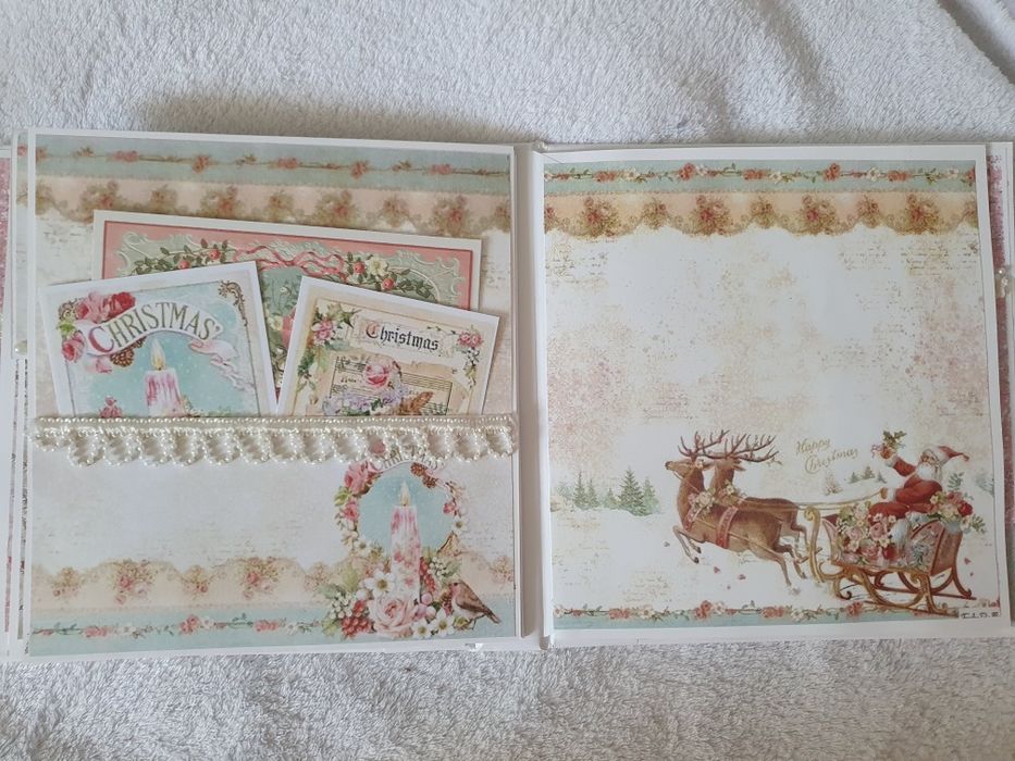 Album foto scrapbook "Pink Christmas"