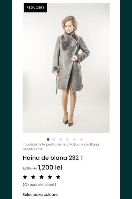 Haina de blana A&A Vesa / piele nappa