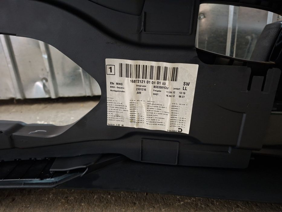 Cotiera consola centrala dubla rabatabila BMW E90 E91 E92 E93