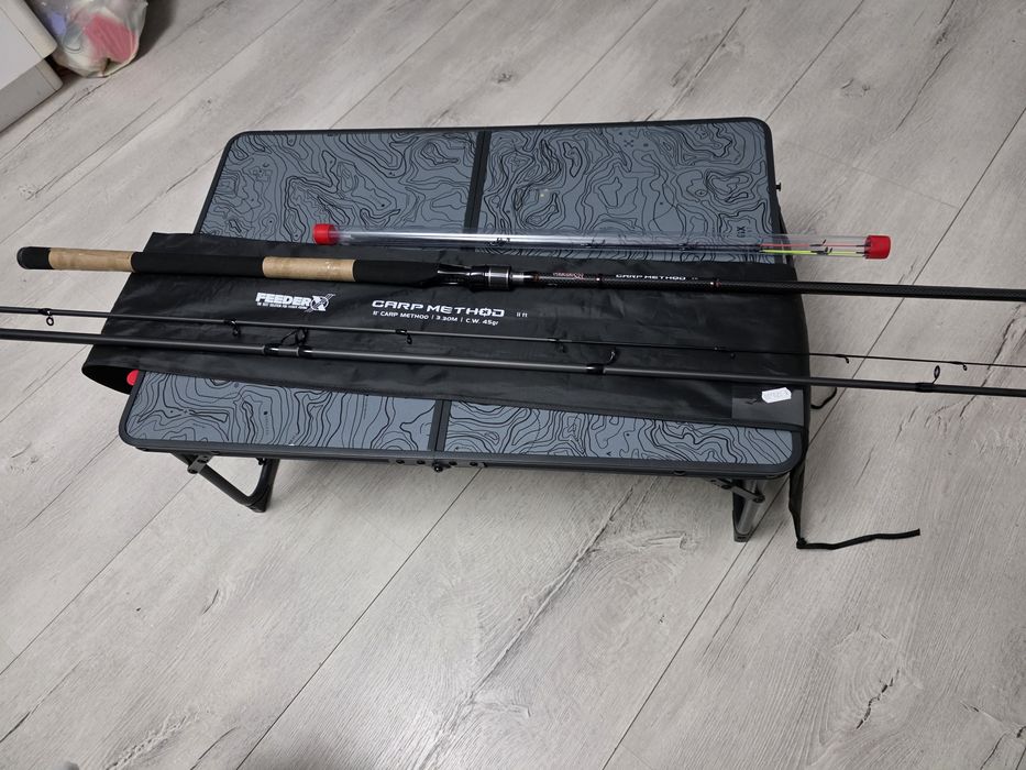 NOU Mulineta FeederX ML 5000 + Lanseta FeederX Carp Method Feeder 3.3