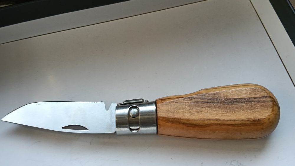 Set Briceag Francez Made in France (Olivier Inox)+Teaca Piele Naturala.Nou!