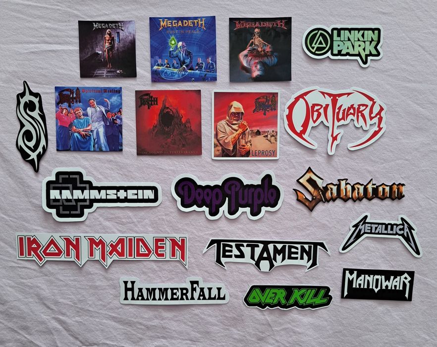 Рок/Метъл декорации за лаптоп/китара