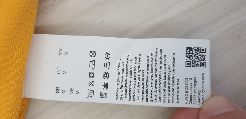 Hugo Boss Sweat 1 Half Zip  M НОВО!  ОРИГИНАЛ! Мъжко горнище с 3/4 Цип