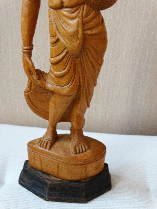 FEMEIE CU ULCIOR Statueta Handmade India Sculptura Figurina Bibelou