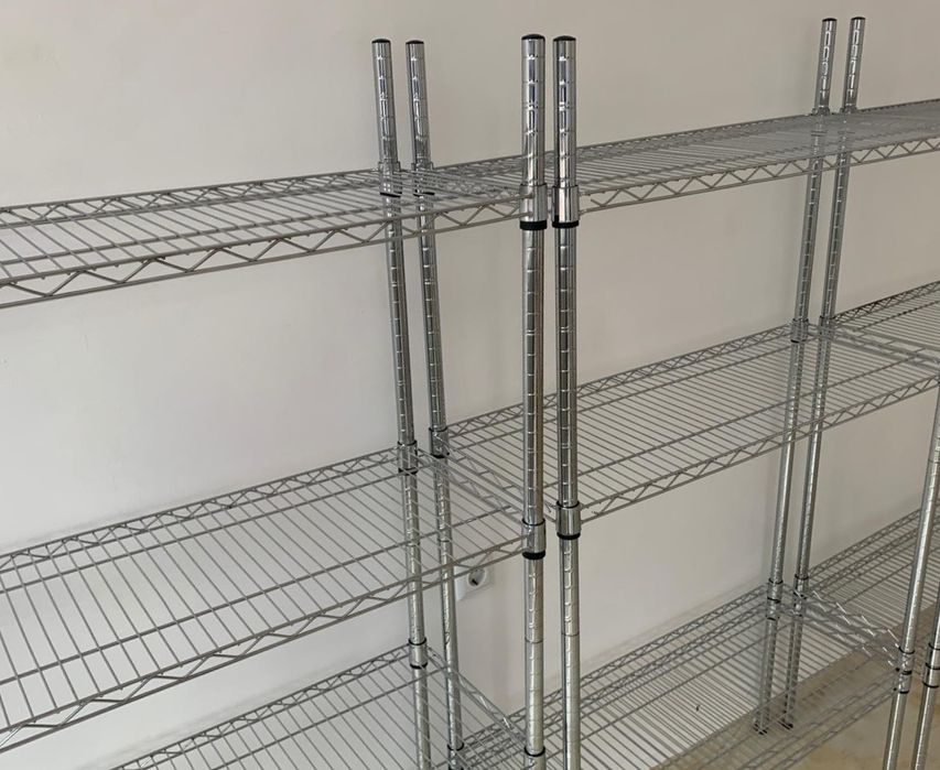 Стелаж металически на 4 нива за магазин или склад