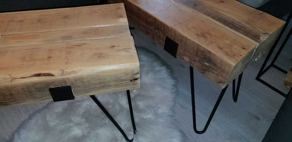 Bancheta / consola din lemn masiv