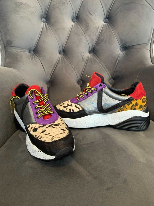 Маратонки естествена кожа