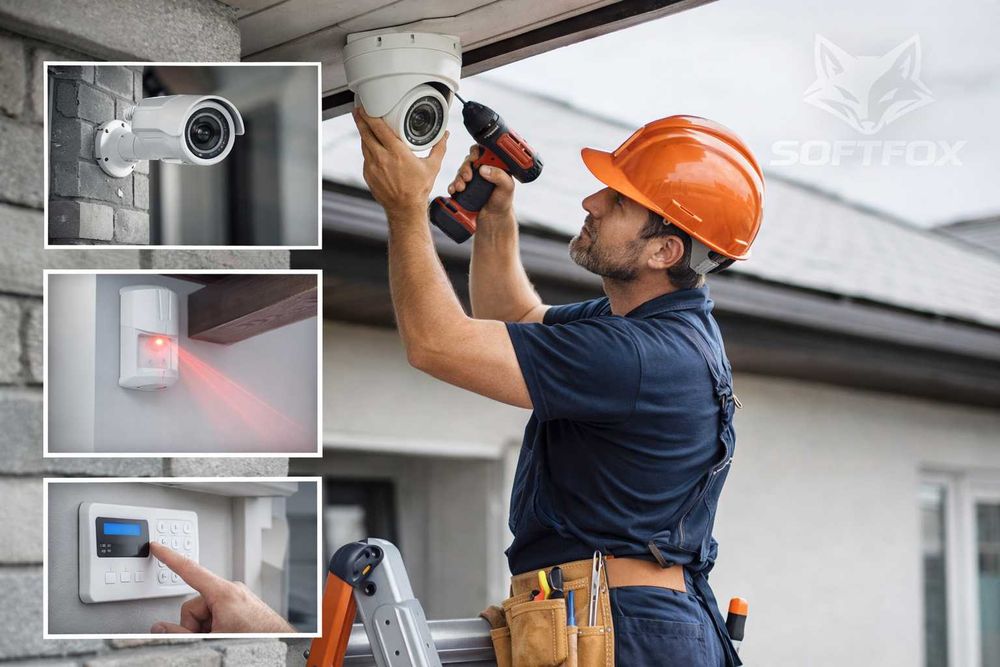Установка камер видеонаблюдения