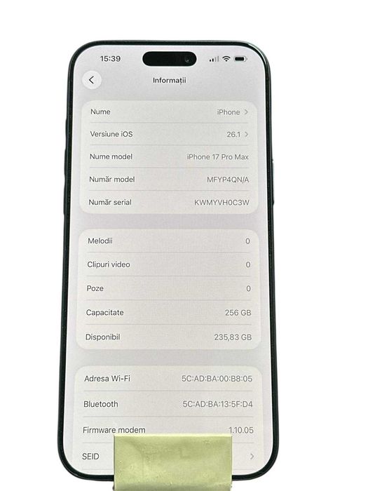 Iphone 17 Pro Max 256Gb Deep Blue / Amanet Cashbook Deva