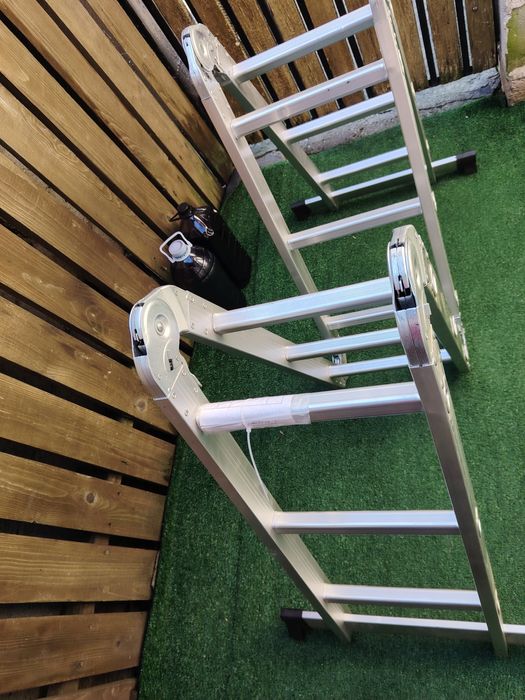 Scara Multifuncțională din Aluminiu 12÷2 trepte