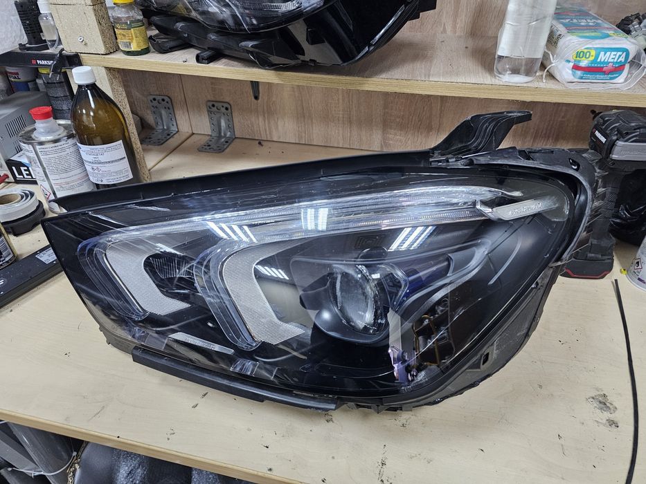 Ляв фар за Mercedes GLE W167 Multibeam lqv far мерцедес гле 167