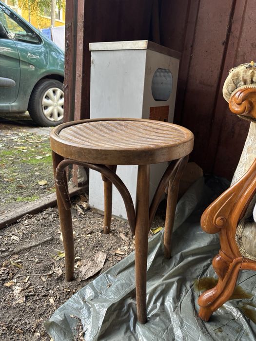 Антикварен диван + 3 кресла – масивно дърво