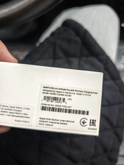 airpods pro айрподс про 2 Оригинал ЕАС