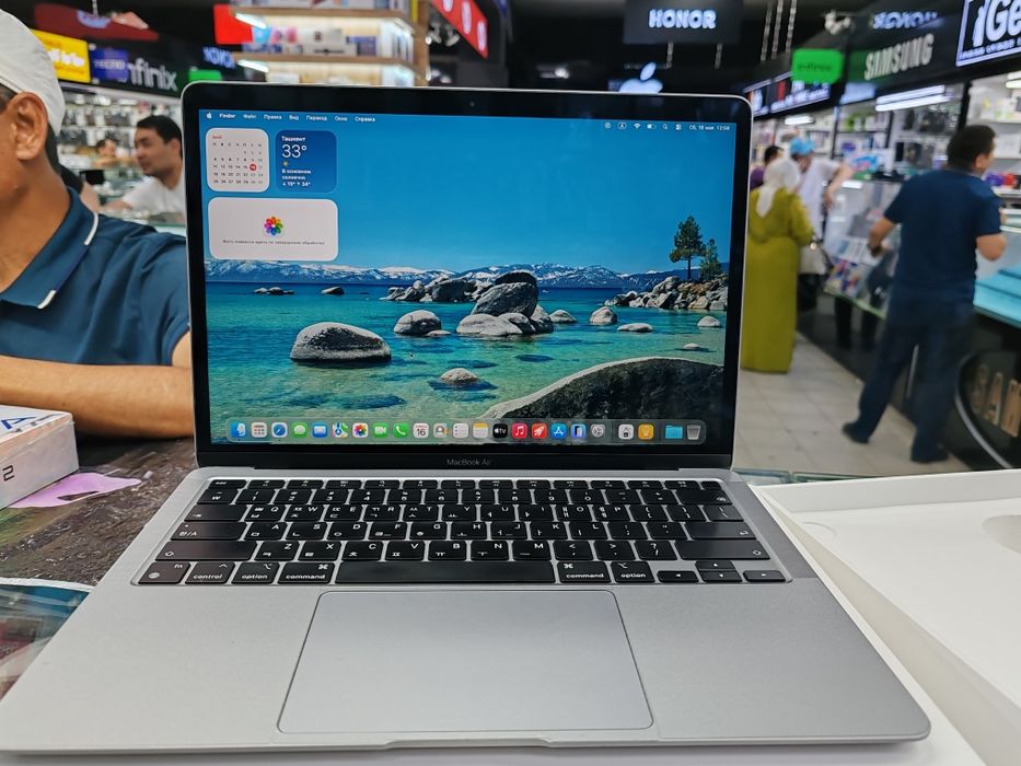 MacBook Air M1 8/256 xolati yangidek garantiyasi bor