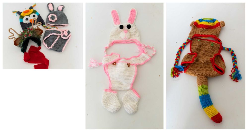 Recuzita foto - costumase crosetate newborn