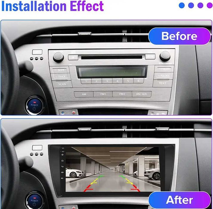 Мултимедия за Toyota PRIUS Двоен дин 2 Навигация плеър радио Android