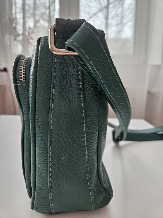 Poseta din piele italieneasca - (verde menta) [Noua / Nefolosita]