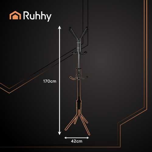 Права закачалка за дрехи / Стояща закачалка за дрехи - два цвята