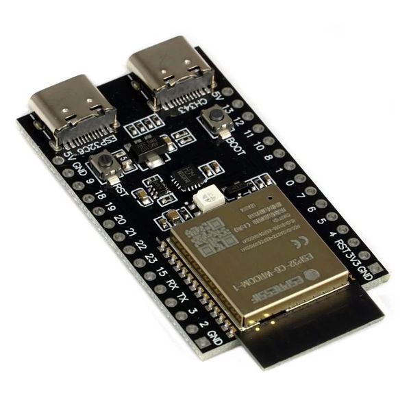 ESP32-C6 DevKitC-1-N4 Микроконтролер WiFi 6 Bluetooth 5.0 ZigBee USB-C