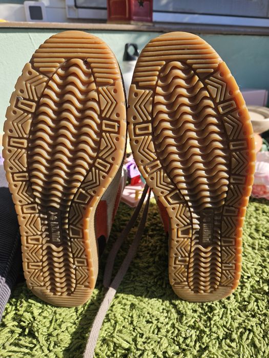 Puma високи кецове от кожа с платформа