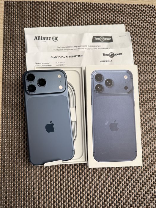 НОВ!512Gb 24м ЗАСТРАХОВКА + ГАРАНЦИЯ iPhone 17 Pro Max Deep Blue