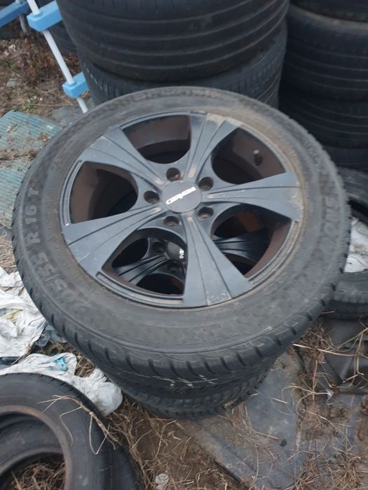 Roti iarna, jante aliaj 205.55.r16 pentru mercedes 5x112 si audi, vw