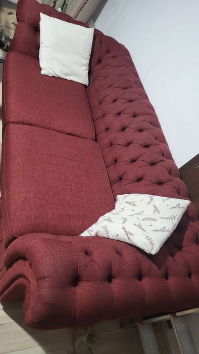SET Canapea + fotoliu Chesterfield Ramnicu Valcea • OLX.ro