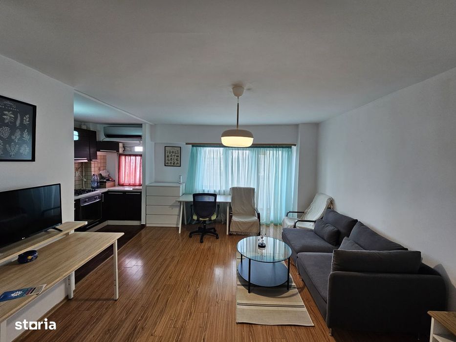 Închiriere garsonieră 43 mp — Bd. Ghica‑Tei, bloc reabilitat termic
