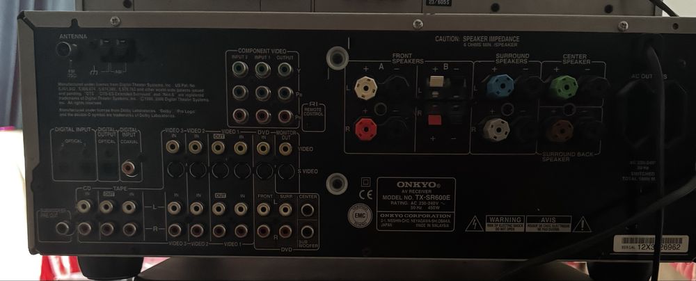Amplificator / statie Home cinema AV Receiver ONKYO TX-SR600E