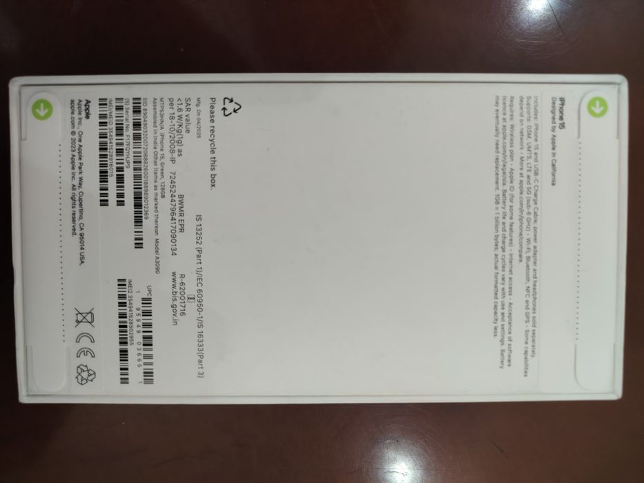 Айфон 15 новый запечатаный