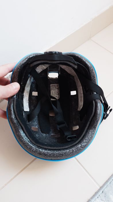 Cască protecție copii Oxelo B100 Blue (Decathlon) - Mărimea S (52-54 cm)