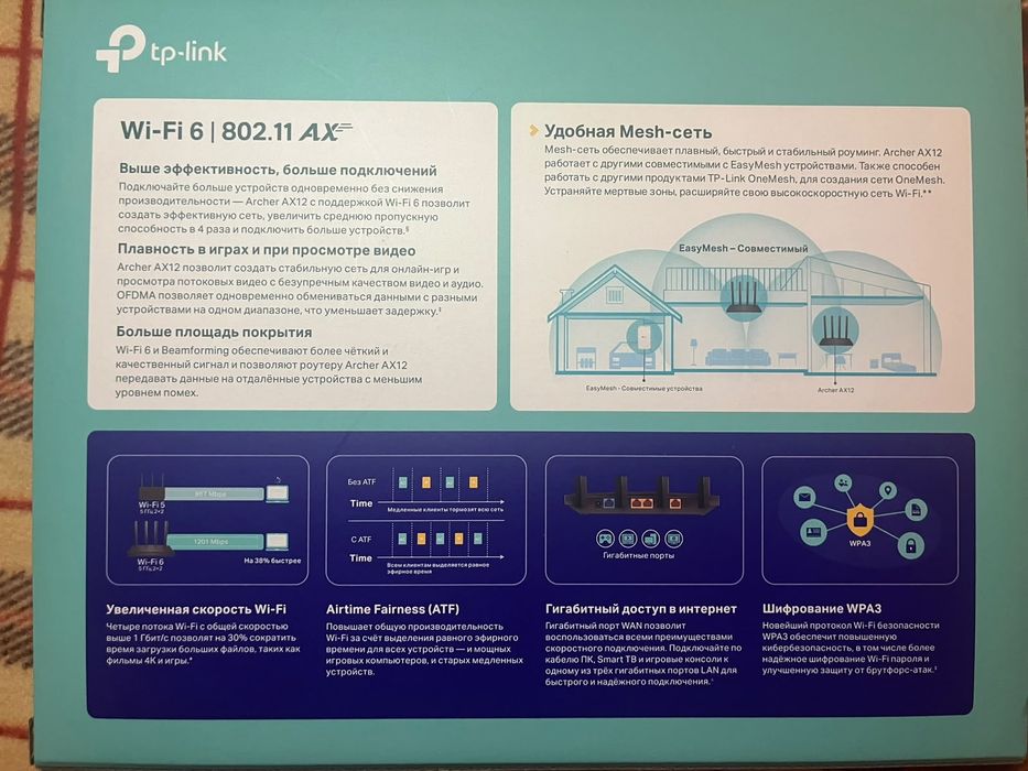 Tp-link AX12,мощный,роутер