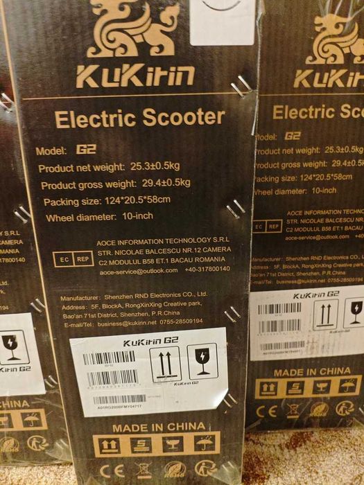 G2 2026 Kukirin‼️SIGILATA Noua‼️editia 2026‼️ 55 Km/h, Motor 800W