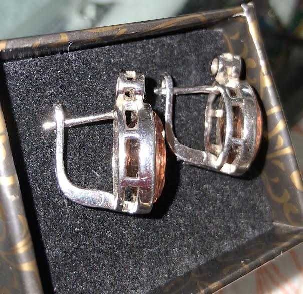 Нови сребърни обеци с камък султанит и комплекти