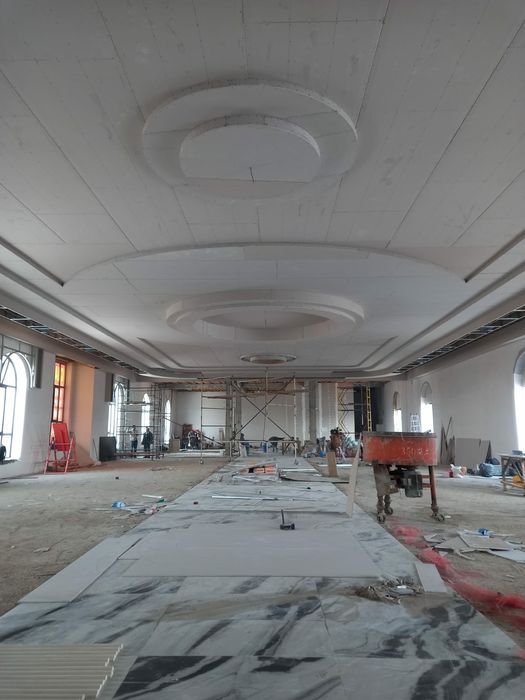 гипсокартонные работы Бамбуковый панели