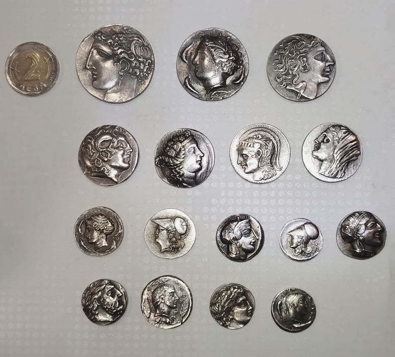 Реплики на римски византийски древногръцки тракийски монети