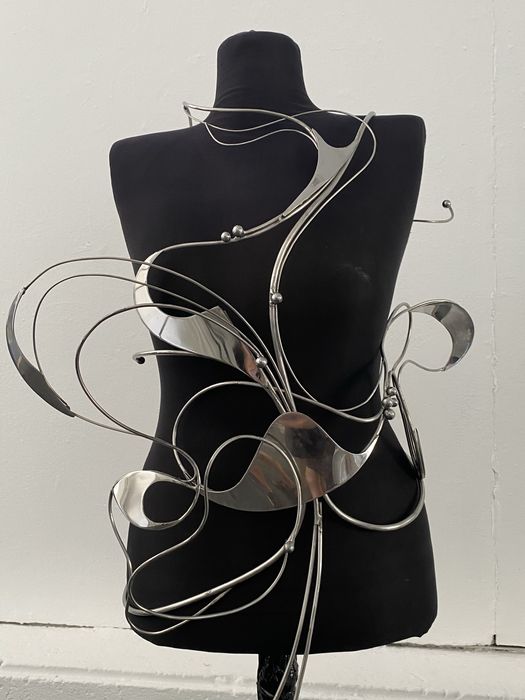 Corset metalic din inox facut manual