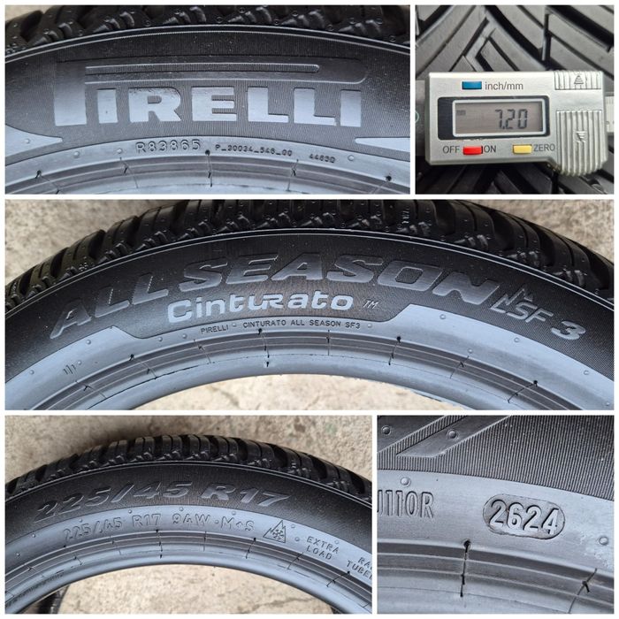 O bucată 225/45 R17 M+S iarnă - una Goodyear Pirelli Yokohama