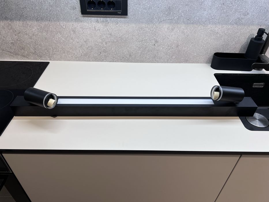 Plafonieră LED PARIS LED/24W/230V + 2xGU10/10W negru