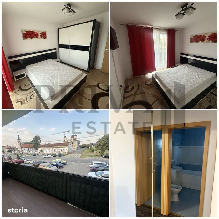 Apartament 2 camere, 38 mp, terasa 14 mp, central Giroc